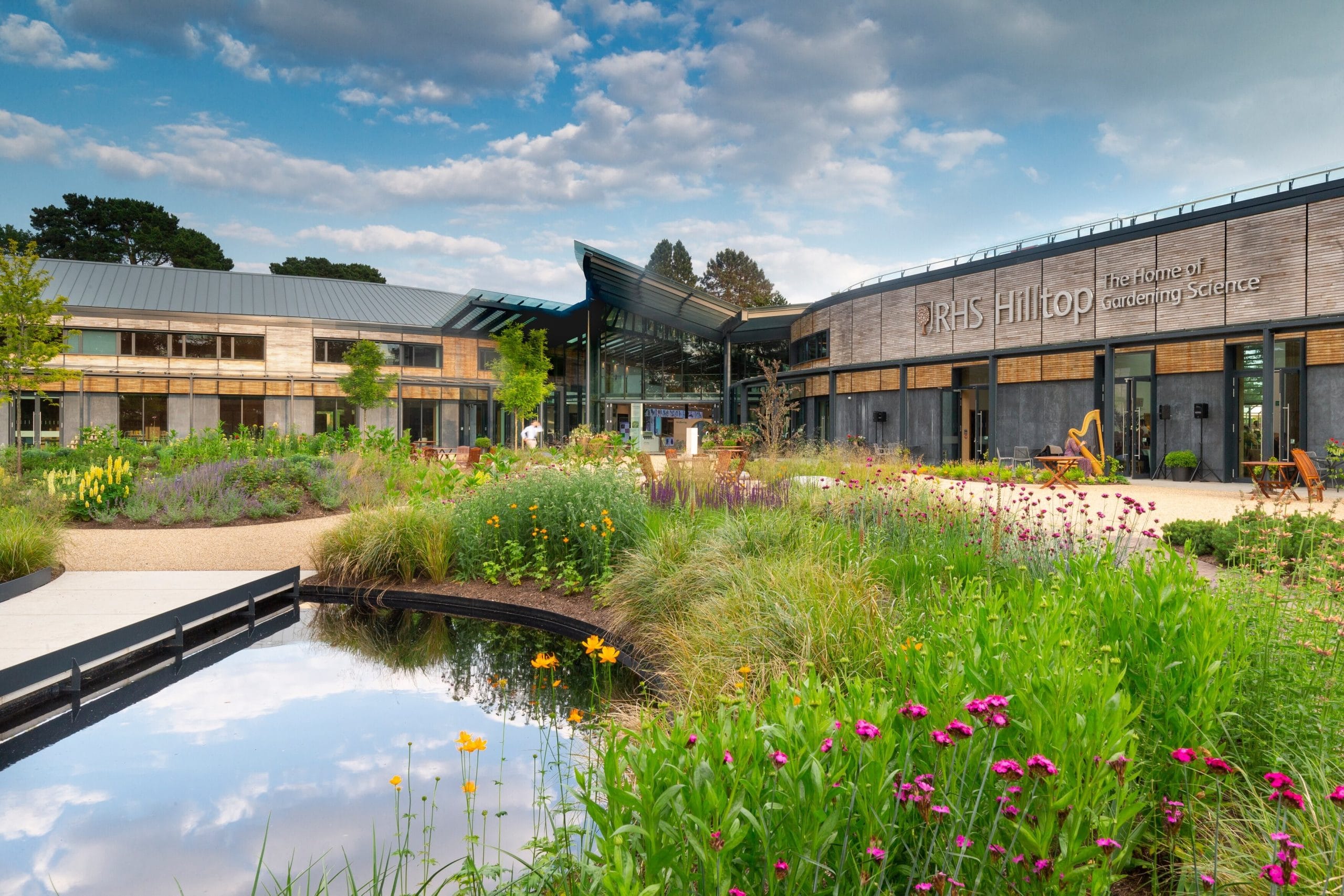 Image: Exterior view of RHS Garden Wisley, image courtesy of RHS Garden Wisley